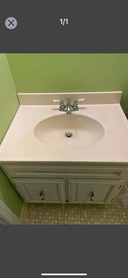 Photo of free Bathroom vanity top and faucet (West Chester (Pisgah)) #1