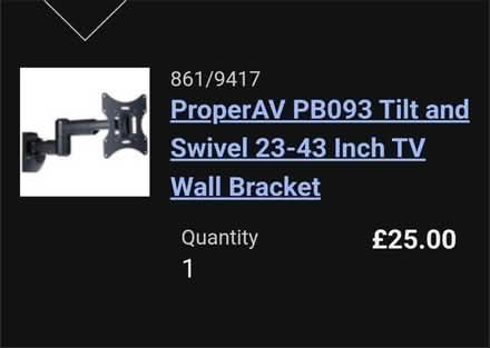 Photo of free Argos TV mount (St. John's Wood NW8) #1