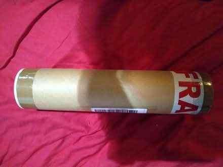 Photo of free Strong Poster Tube 335mm x 80mm With Plastic End Caps (CT9) #1