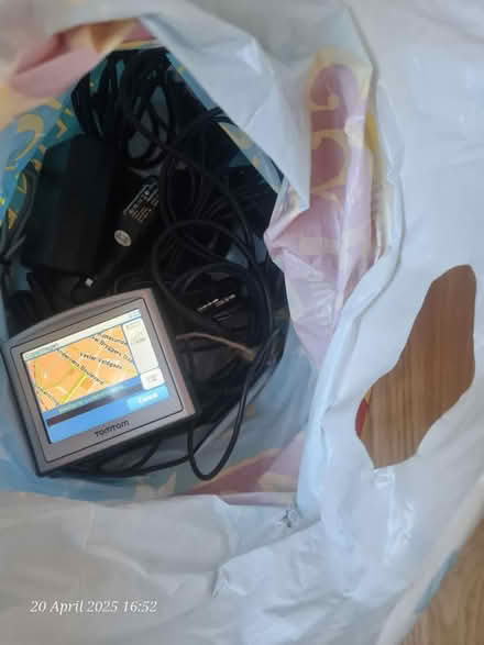 Photo of free Bag of wires + TomTom (S11) #1