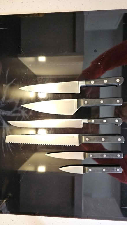 Photo of free Sabatier kitchen knives (LS7 Scott Hall Road Leeds) #1