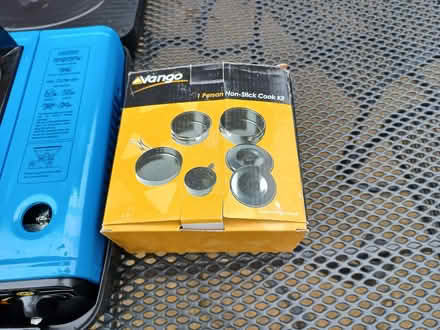 Photo of free Camping stove and pans (Bystock EX8) #1