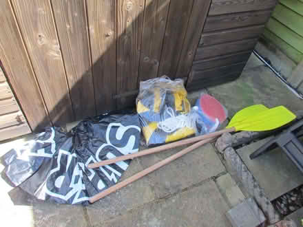 Photo of free Dinghy, Oars and Rubber Ring (Bernards Heath AL3) #1