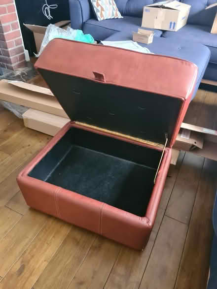 Photo of free Leather Ottoman footstall (Camberley GU15) #2