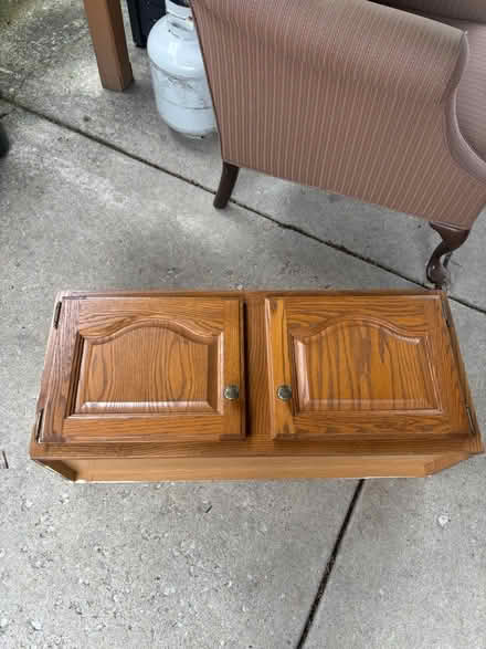 Photo of free Wooden wall cabinet (River Grove, IL) #1