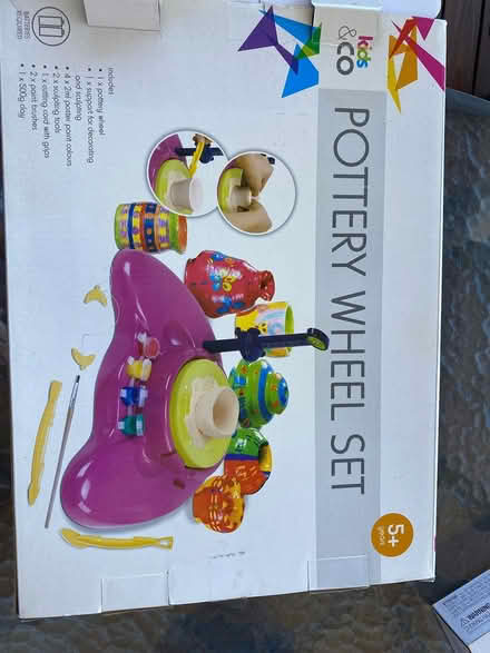 Photo of free Kids pottery wheel and clay (Rockdale) #1