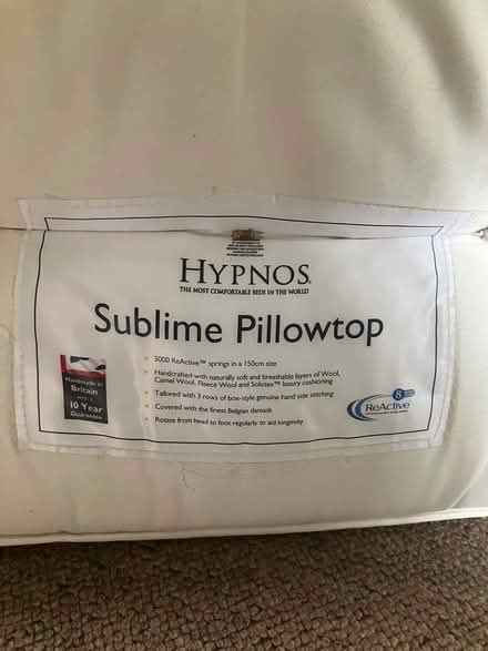 Photo of free Hypnos mattress for a double bed (Chorlton M21) #3