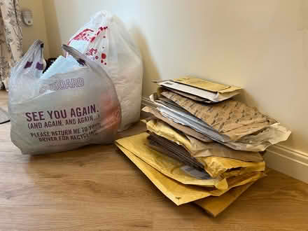 Photo of free Used bubble wrap and padded envelopes (Stone ST15) #1