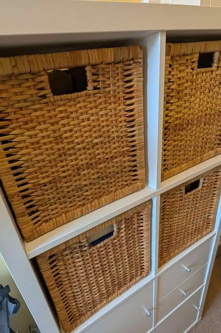 Photo of free IKEA Kallax storage, 8 unit, white (Ealing, W13) #2