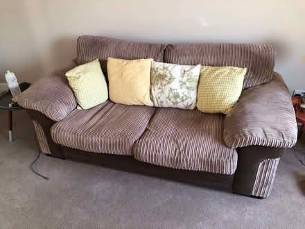 Photo of free 2 seater bed sofa. DFS approx 15 years old. fair condition. (Nesscliffe SY4) #1