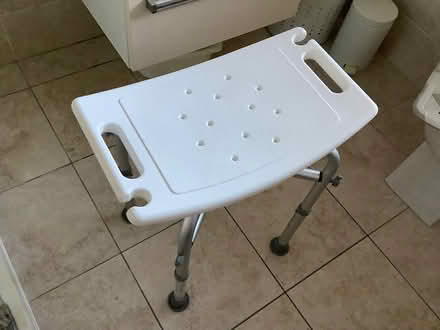 Photo of free Aluminium shower stool as new (Whitchurch, Bristol) #1