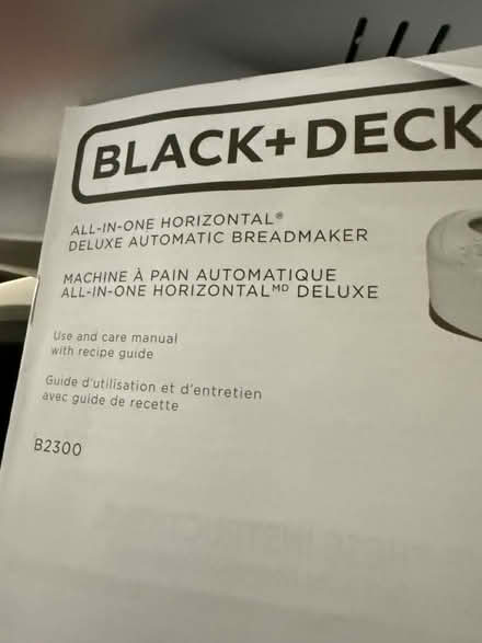 Photo of free Bread Maker (Greenboro East) #4