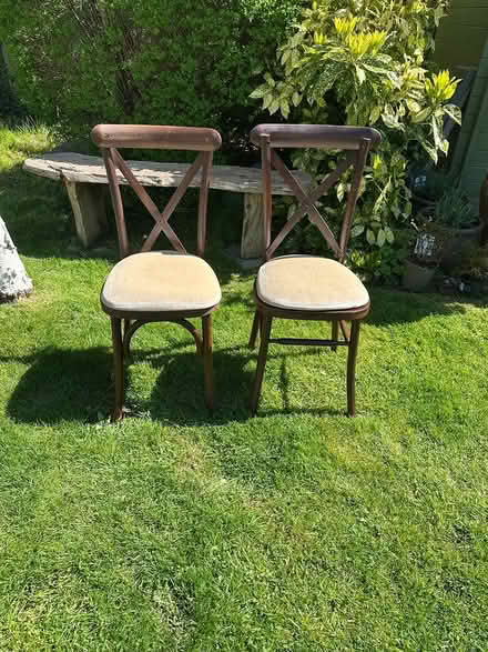 Photo of free Cross back chairs up to eight (Salvington bn13) #2