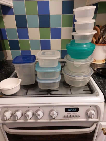 Photo of free Plastic food containers. (Hersham KT12) #1