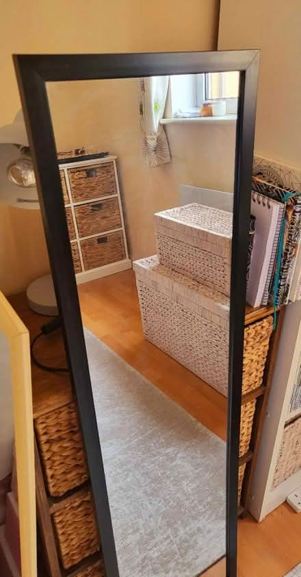 Photo of free Tall Mirror Black Frame (Grays) #1