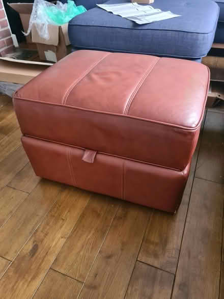 Photo of free Leather Ottoman footstall (Camberley GU15) #1