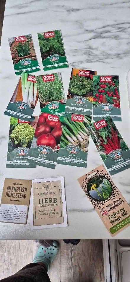 Photo of free Vegetable and herb seeds (St Helier SM4) #1