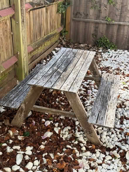 Photo of free Picnic table for kids (Hampton Hill TW11) #1