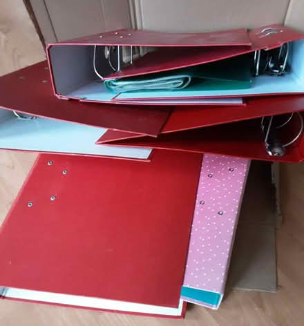 Photo of free 6 x lever arch files (Canning Town E16) #1