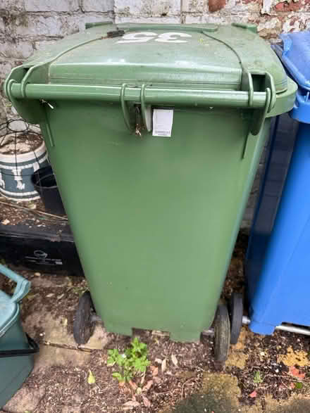 Photo of free Large green wheelie bin (Edgeley SK3) #1