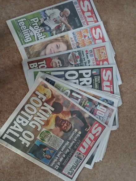 Photo of free Football newspapers (Armitage WS15) #1