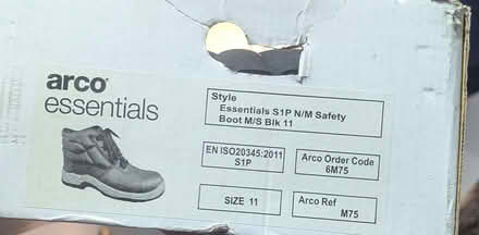 Photo of free Steel toe-capped boots size 11 (Malvern Link WR14) #2