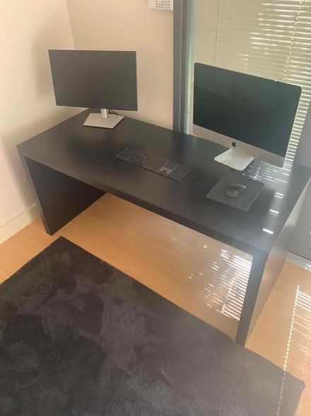Photo of free Black office desk & draws (WD3) #3