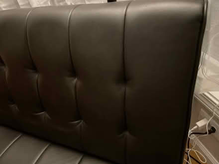 Photo of free Faux Leather Futon (Malden Center) #2