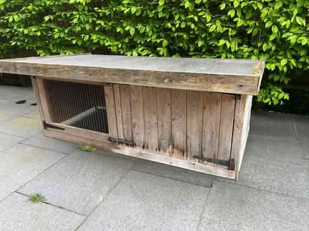 Photo of free Hand built spacious rabbit hutch and run (West Common AL5) #2
