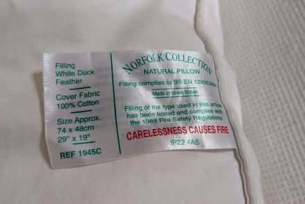 Photo of free Used bedding: double duvet & 3 pillows (Mousehold NR3) #2