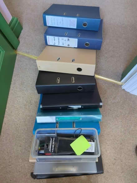 Photo of free Ring binders etc (DE23) #1