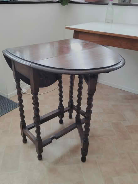 Photo of free Gate-leg oval table (Garth Hill, RG12) #3