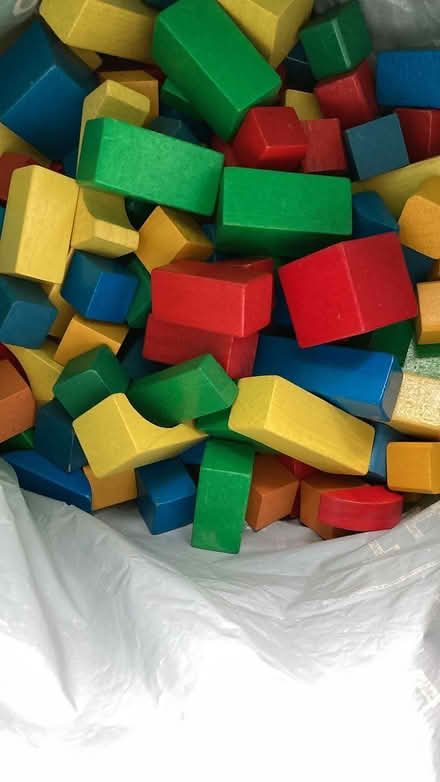 Photo of free Wooden play bricks (Royston.) #1