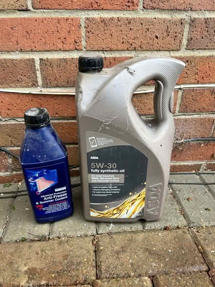 Photo of free Motor oil and anti-freeze (Lower Earley RG6) #1