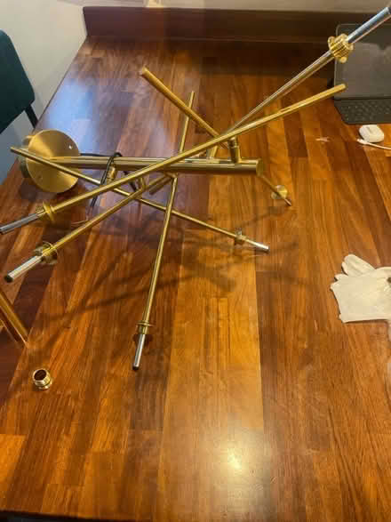 Photo of free Nordic art molecular light fitting (Stockwell SW9) #2