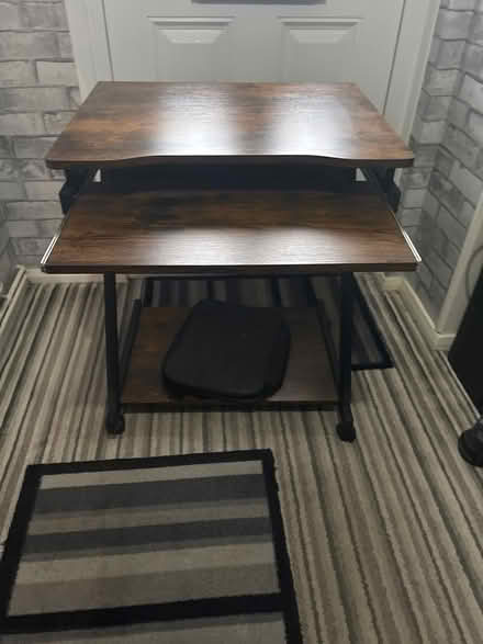 Photo of free Rustic brown desk (CH4 Chester) #2