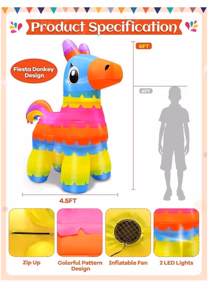 Photo of free Inflatable Piñata Figure (IH-10 @ Fair Oaks Parkway) #2