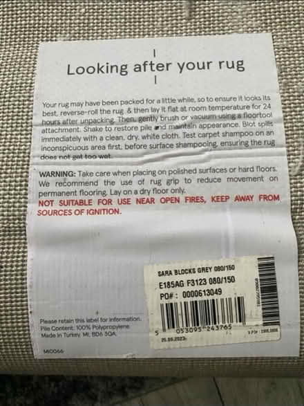 Photo of free Homemaker Daytona Blocks Rug x 2 (Swaythling Southampton) #2