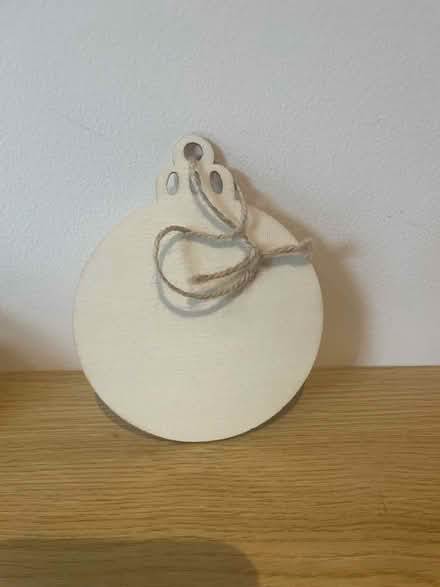 Photo of free 1 wooden bauble shape to decorate (Huntingdon Rd & Storey's Way) #1