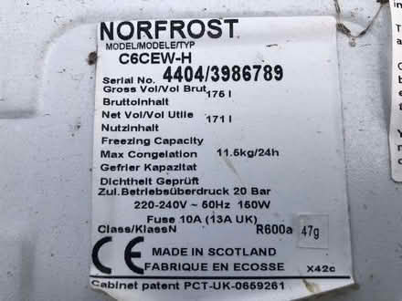 Photo of free Chest Freezer (Forrester Park Golf Club CM9) #2