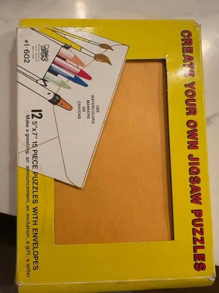 Photo of free Create your own puzzle craft kit (94087) #1