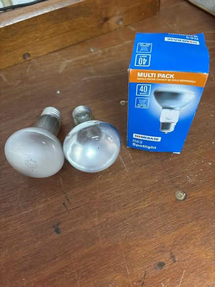 Photo of free 3 R63 ES SpotBulbs (RG8 (Whitchurch Hill)) #1