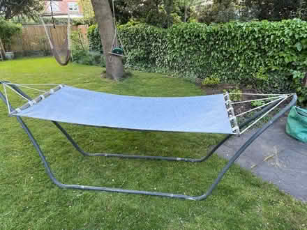 Photo of free Hammock frame stand and hammock (Emlyn Road W12) #1