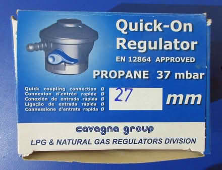 Photo of free Quick-On Regulator Propane 37 mbar (Beccles NR34) #3