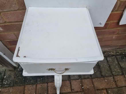 Photo of free two bed side tables suitable for up cycling (West Byfleet KT15) #1