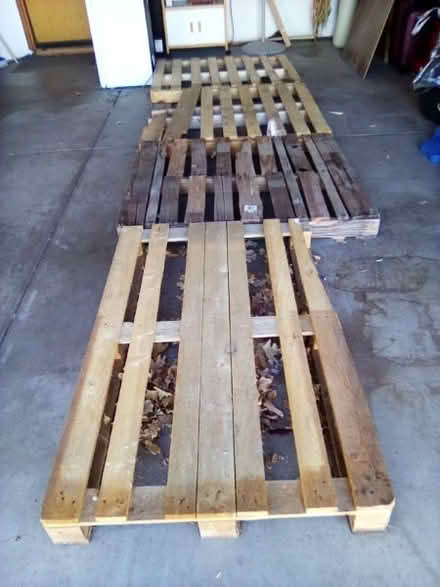 Photo of free Four Wooden Pallets (North Boulder: Amber Street.) #4