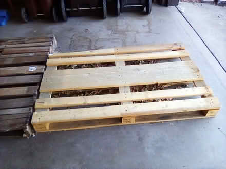 Photo of free Four Wooden Pallets (North Boulder: Amber Street.) #2