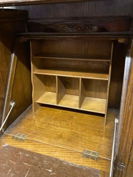 Photo of free Large Oak Cabinet/Writing Desk - Hitchin (Old Town SG1) #2