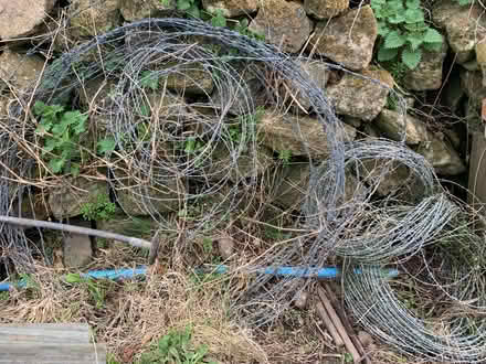 Photo of free Rolls of barbed wire (Cornwall AONB TR19) #1