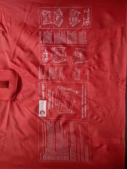 Photo of free Folding travel cot (Tadworth KT20) #3